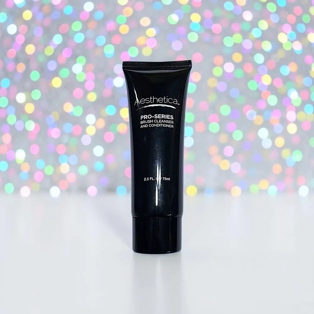 Aesthetica Pro-Series Makeup Brush Cleanser and Conditioner NWOB & Sealed 2.5 oz